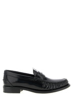 Schwarze Loafer aus Kalbsleder zum Hineinschlüpfen