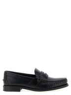 Schwarze Loafer aus Kalbsleder zum Hineinschlüpfen