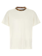 Beiges Baumwoll-T-Shirt