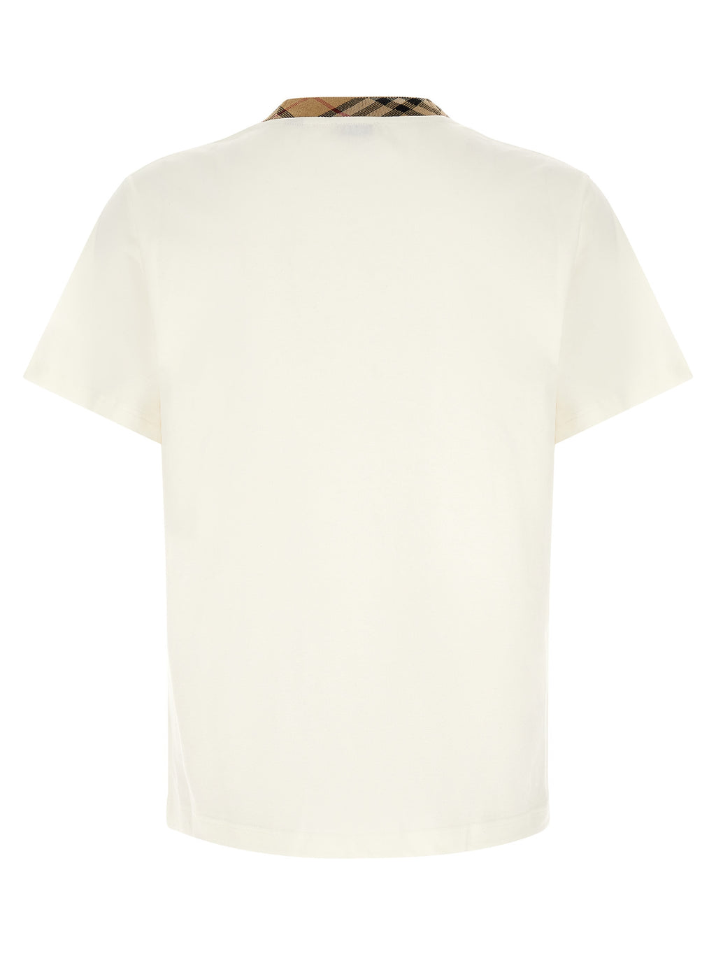 Beiges Baumwoll-T-Shirt