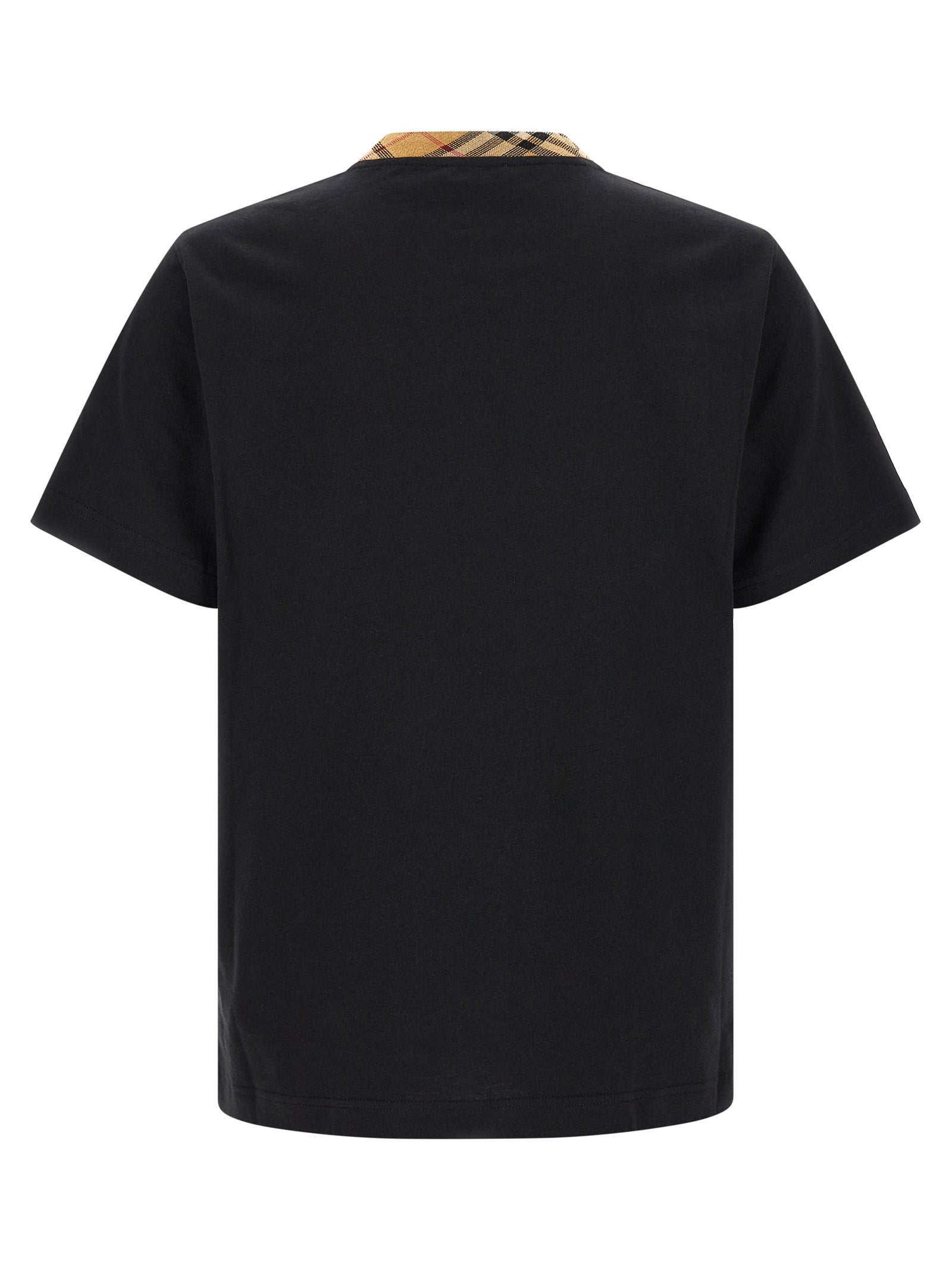 Beiges Baumwoll-T-Shirt