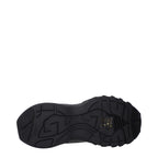 Schwarze Stoff-Sneaker mit klobiger Sohle