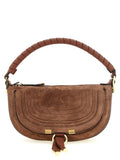 Braunes Kalbsleder Damen Crossbody Tasche