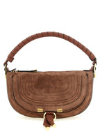 Braunes Kalbsleder Damen Crossbody Tasche