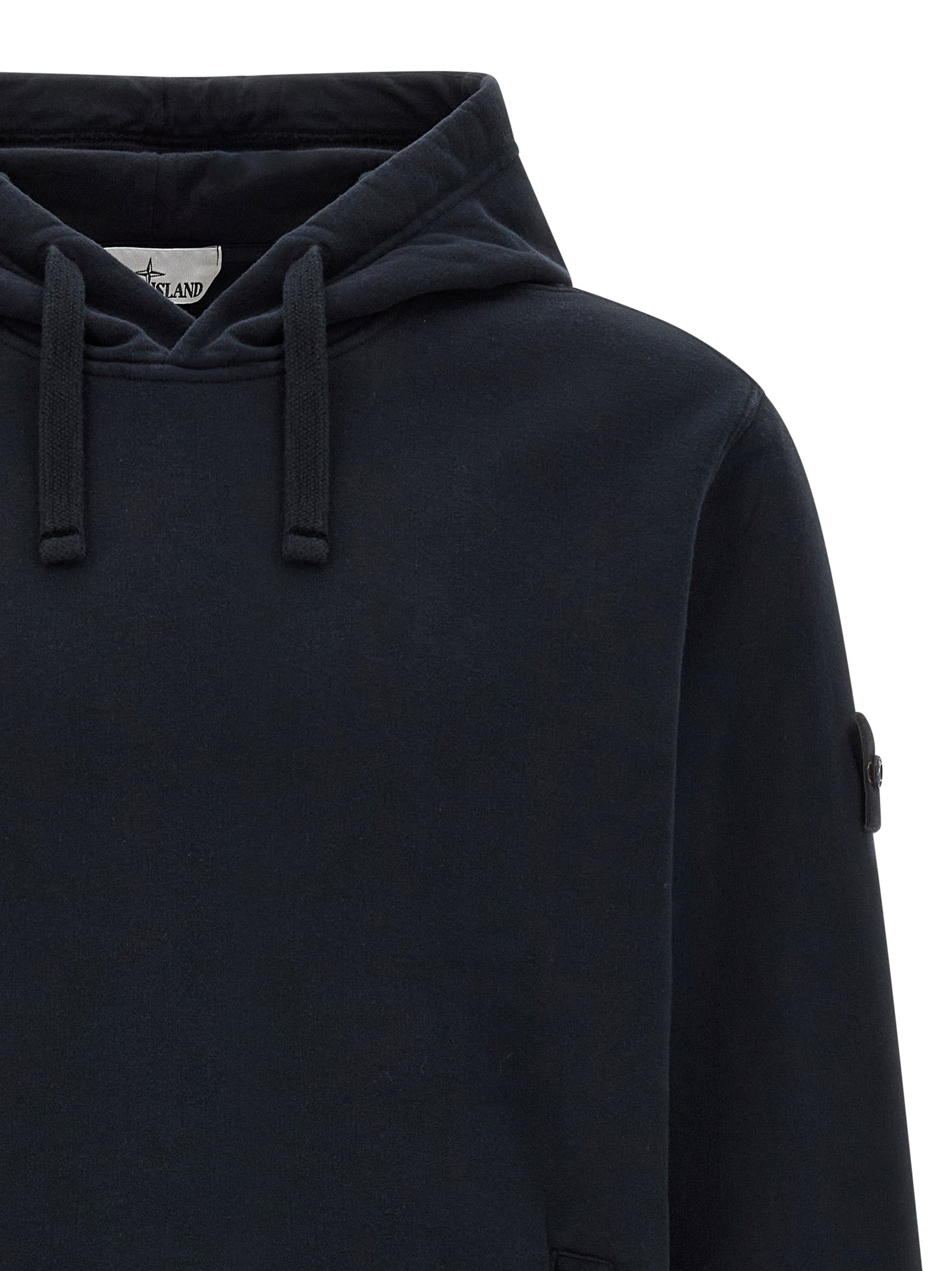 Blauer Baumwoll-Sweatshirt