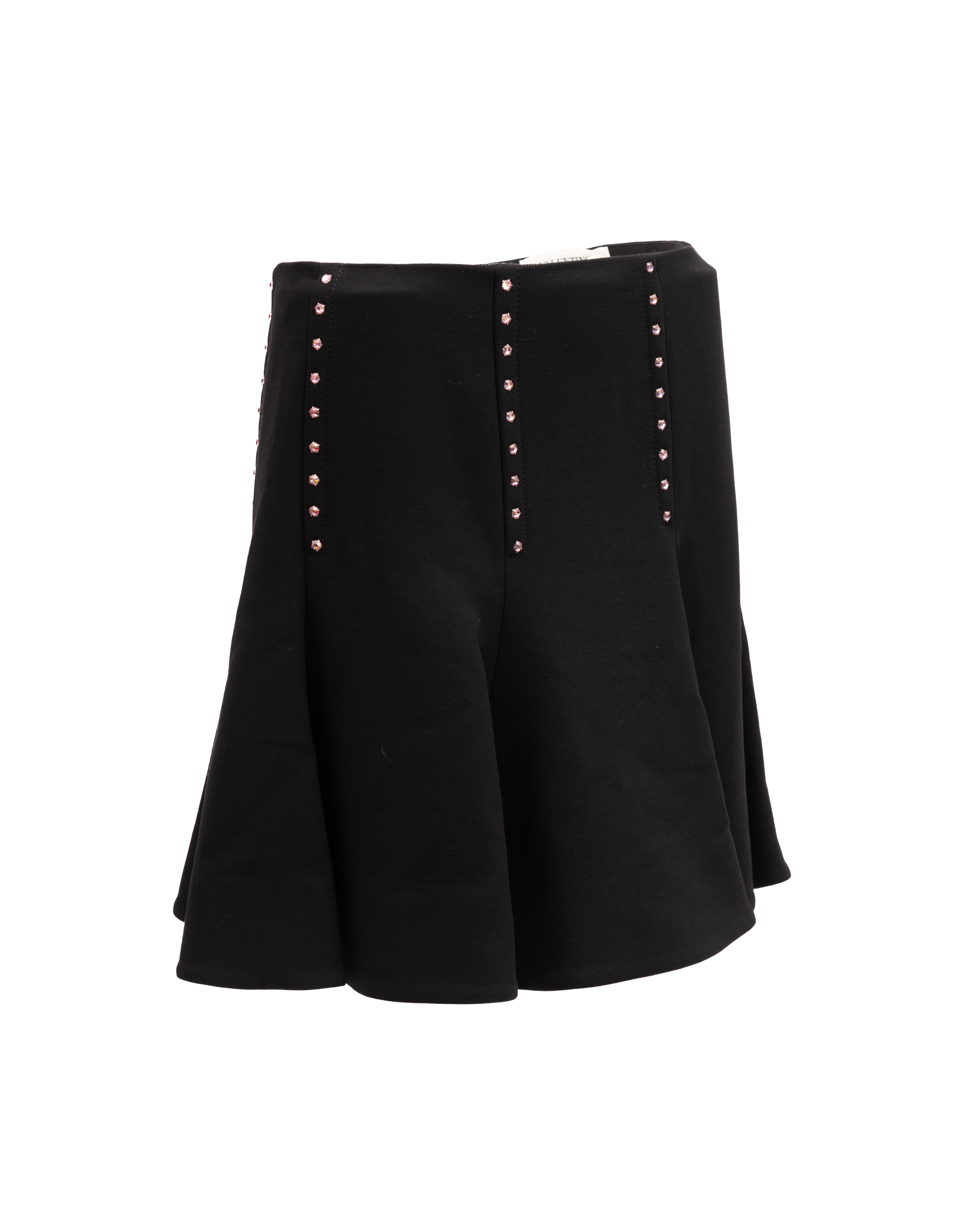 Mini-Rock in Schwarz mit Golddetails