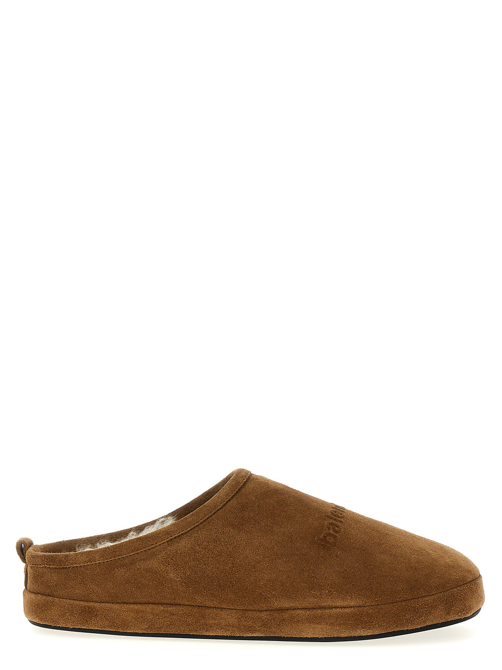 Braune Mules aus Leder 305111