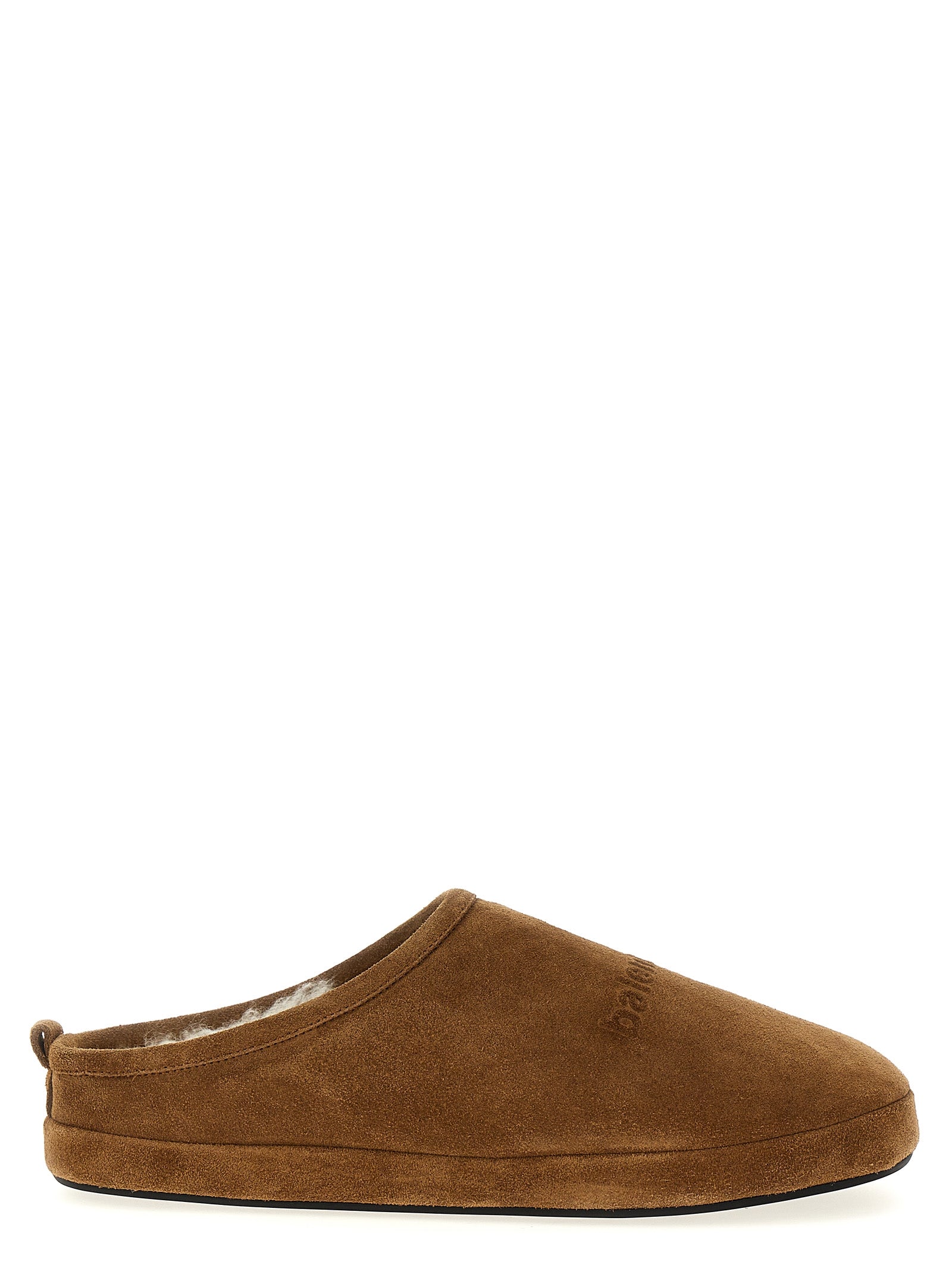 Braune Mules aus Leder 305111