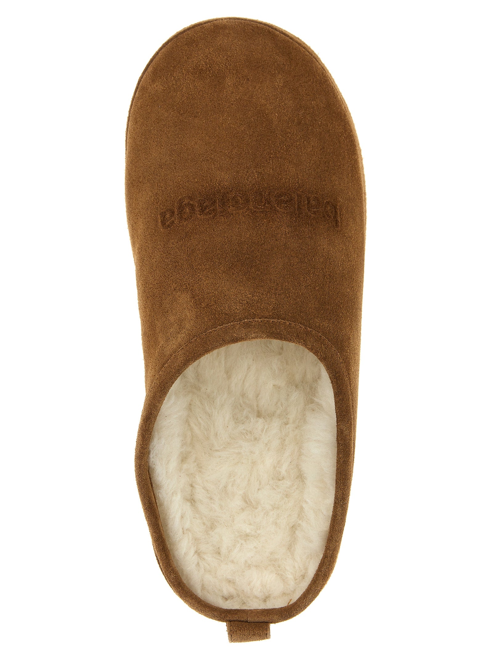 Braune Mules aus Leder 305111