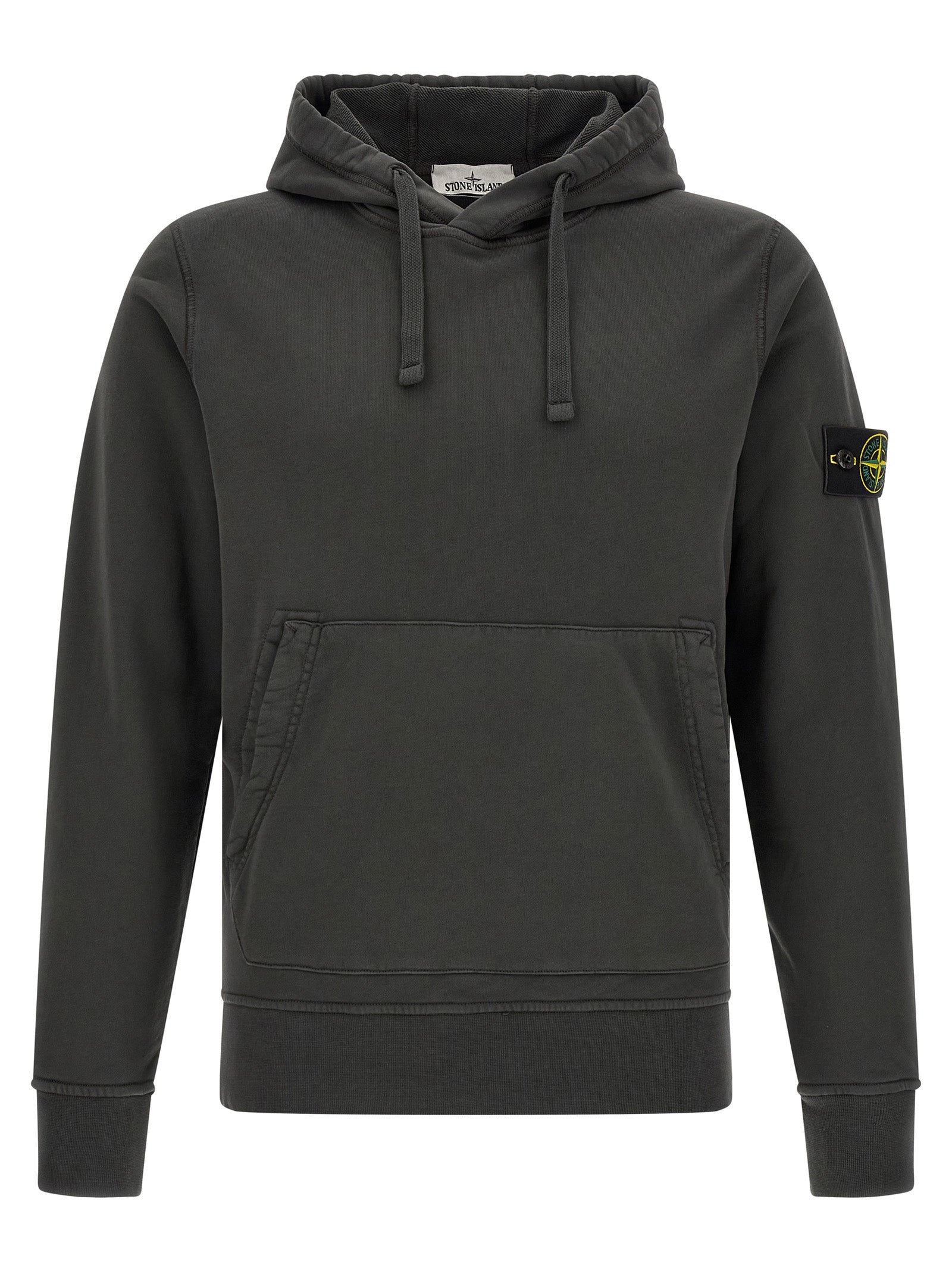 Grauer Baumwollpullover