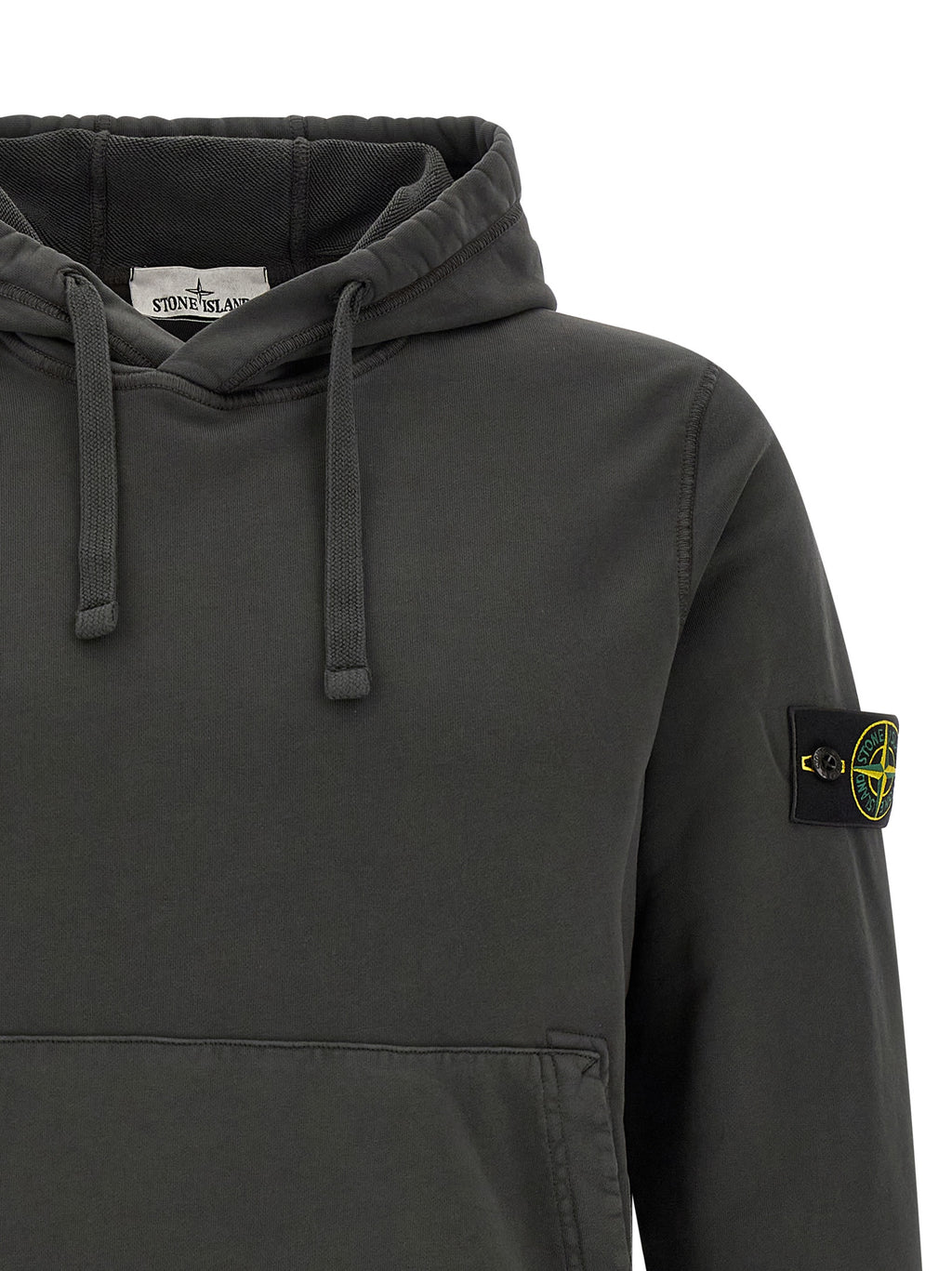 Grauer Baumwollpullover