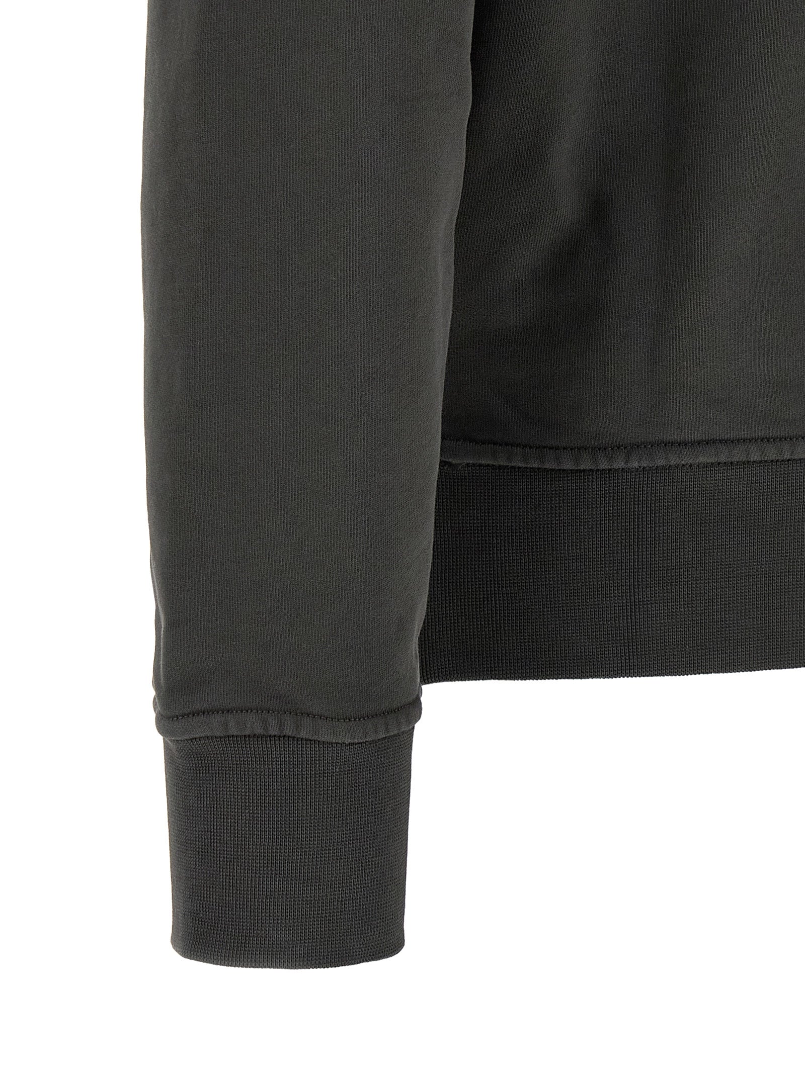 Grauer Baumwollpullover