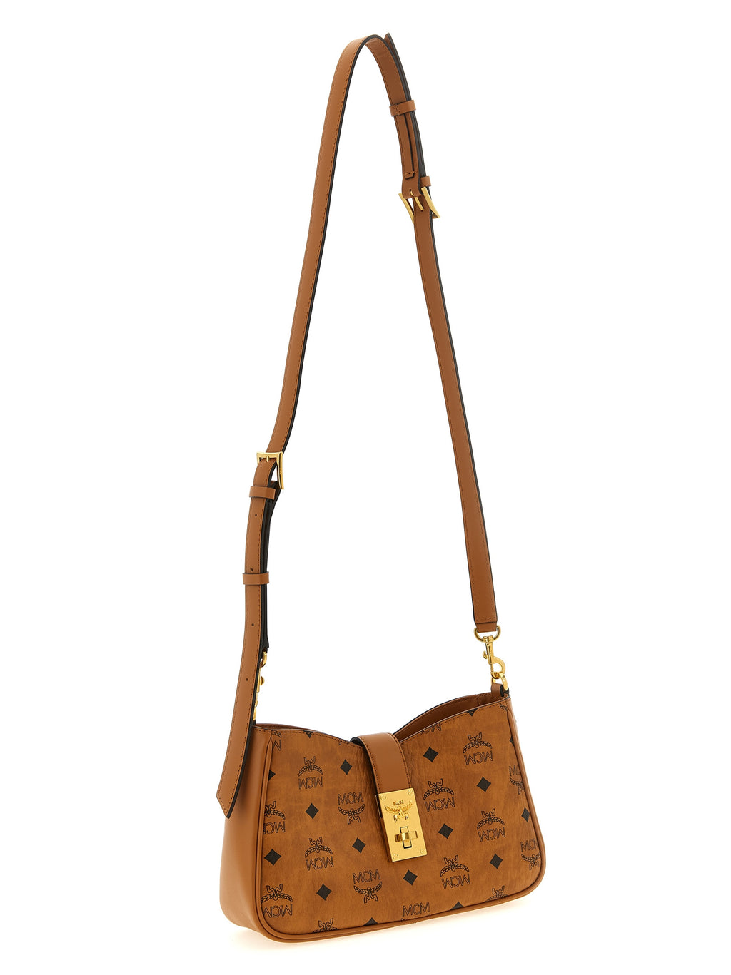 Schultertasche aus braunem Polyethylen