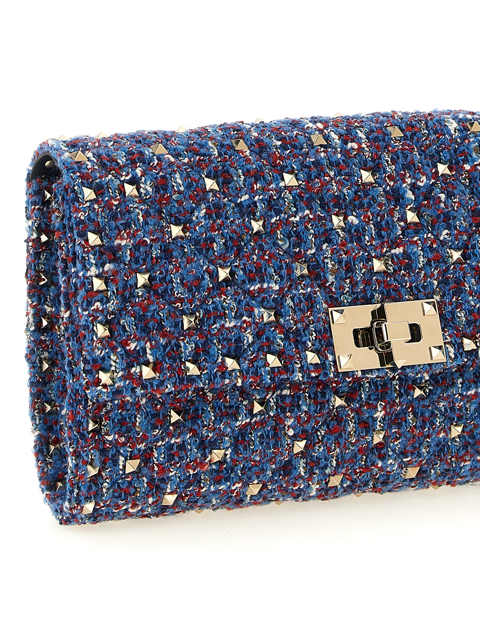 Blaue Umhängetasche aus Polyester