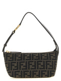 Braune Clutch aus Polyester