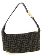 Braune Clutch aus Polyester
