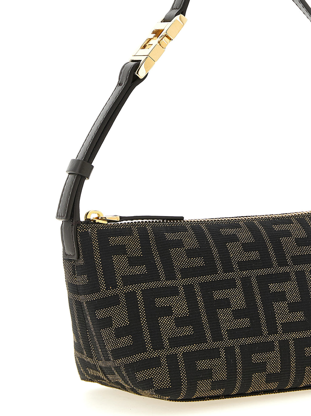 Braune Clutch aus Polyester