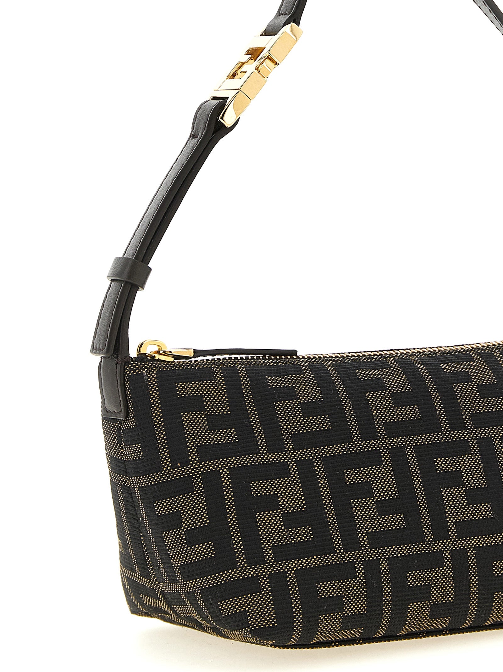 Braune Clutch aus Polyester