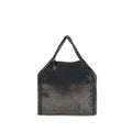 Schultertasche aus blauem Polyester