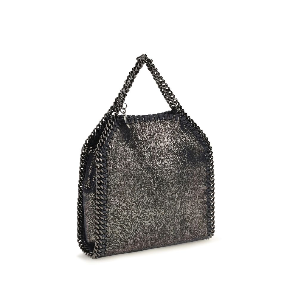 Schultertasche aus blauem Polyester
