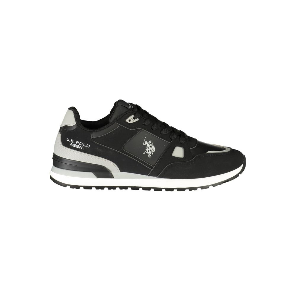 Schwarze Sportschuhe aus Polyester