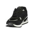 Schwarze Sportschuhe aus Polyester