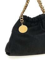 Schwarze Crossbody-Tasche aus Polyester