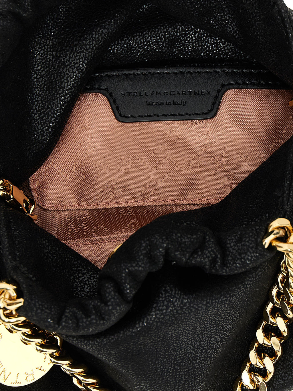 Schwarze Crossbody-Tasche aus Polyester