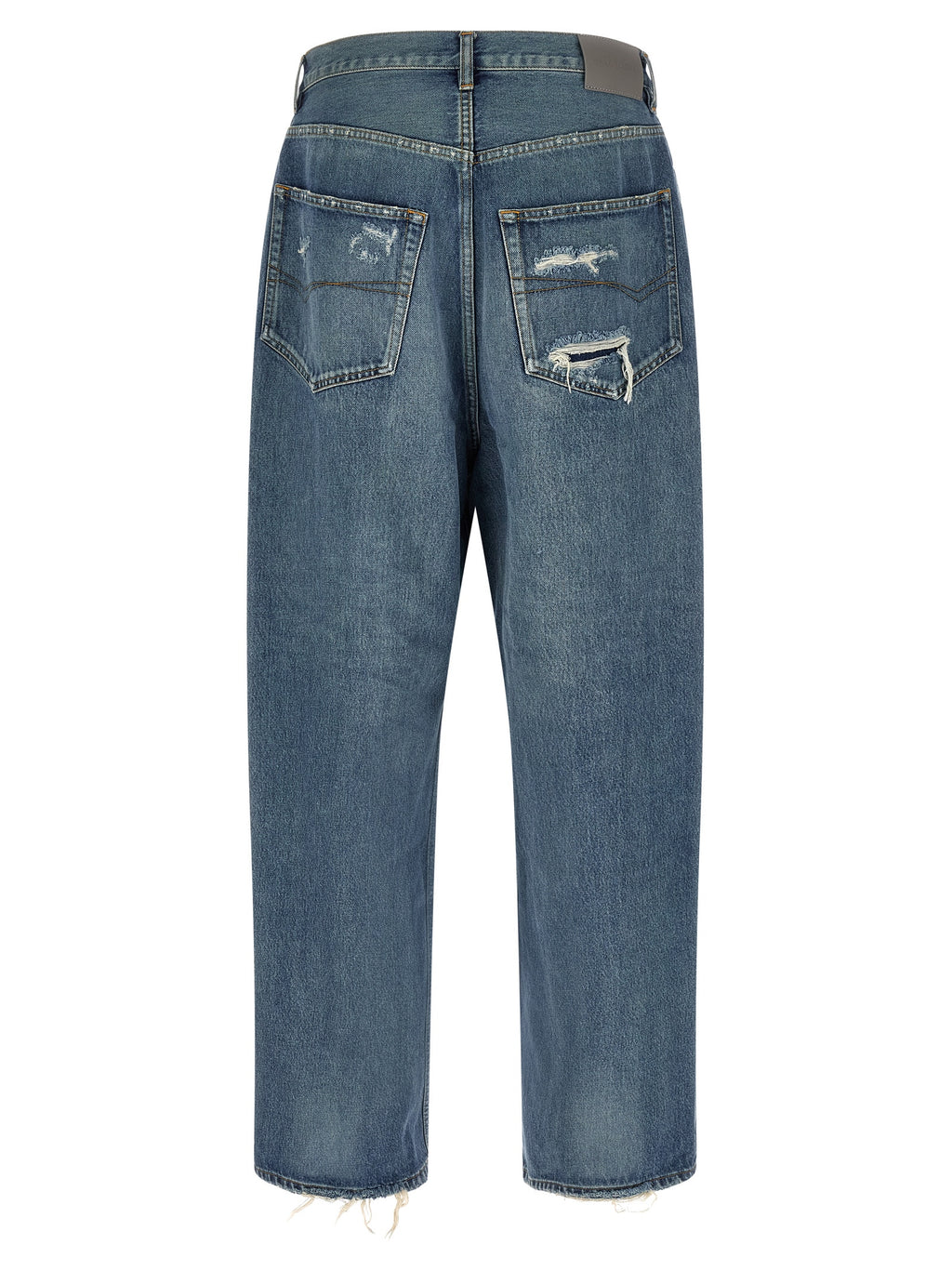 Blaue Baumwolljeans im Relaxed Fit