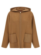 Beige Virgin Wool Coat