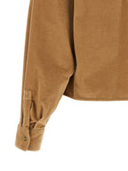 Beige Cotton Denim Jacket