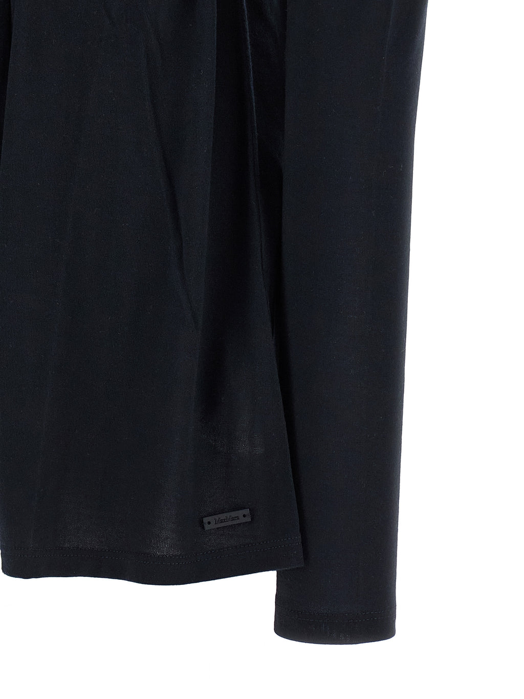 Blauer Lyocell-Strickjacke