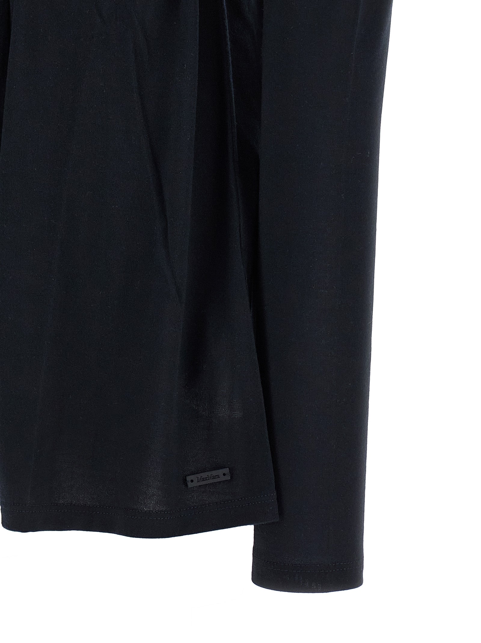 Blauer Lyocell-Strickjacke