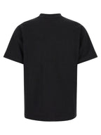 Schwarzes Bio-Baumwoll-T-Shirt