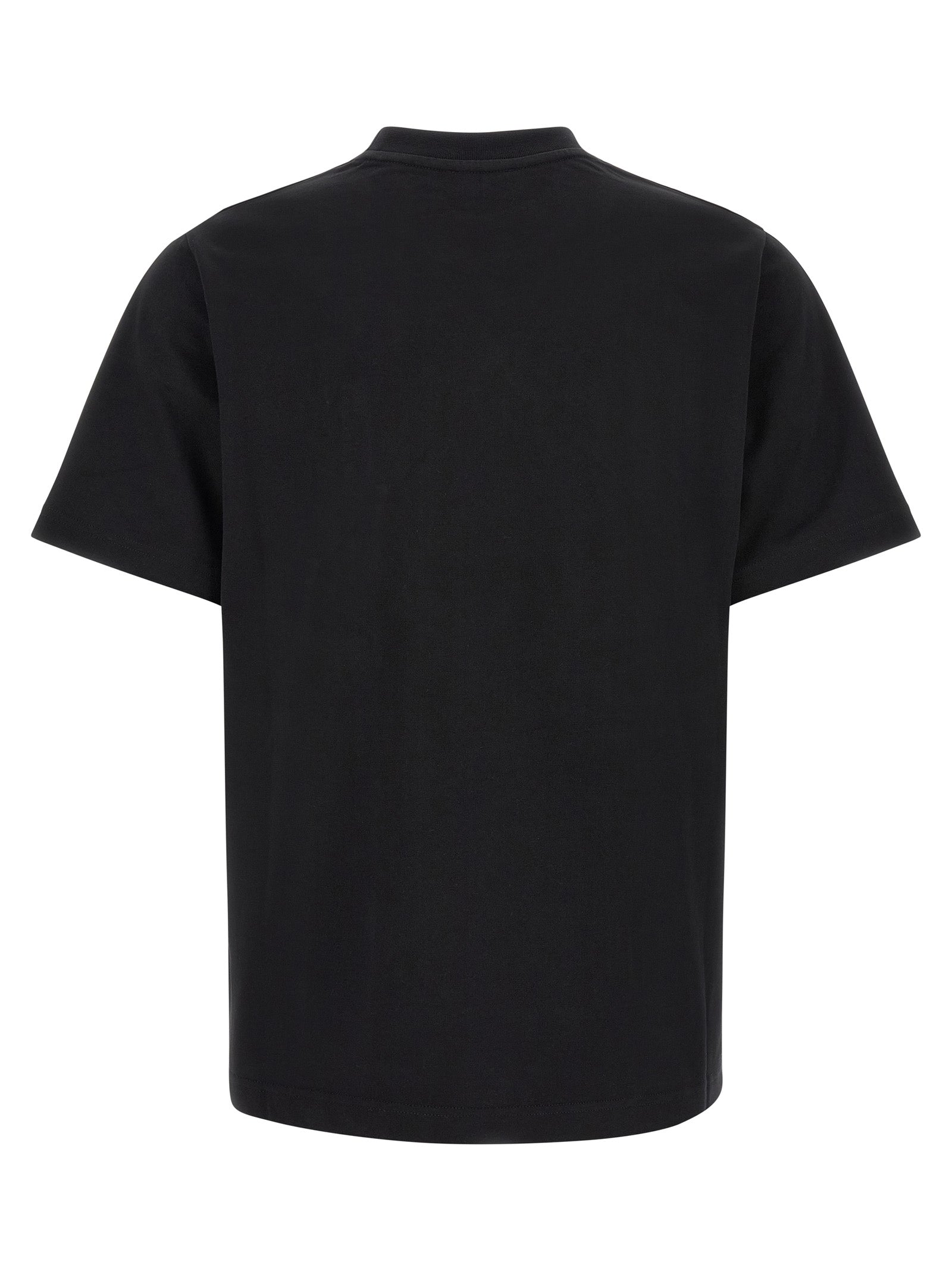 Schwarzes Bio-Baumwoll-T-Shirt