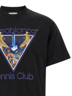 Schwarzes Bio-Baumwoll-T-Shirt