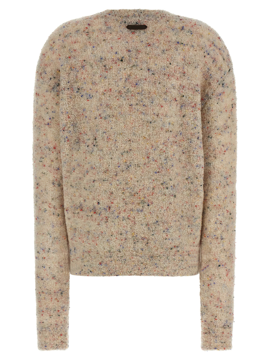 Mehrfarbige Strickjacke aus reiner Schurwolle