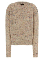Mehrfarbige Strickjacke aus reiner Schurwolle