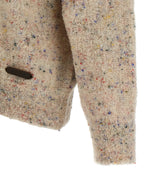 Beige Virgin Wool Cardigan