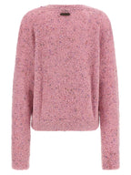 Mehrfarbige Strickjacke aus reiner Schurwolle