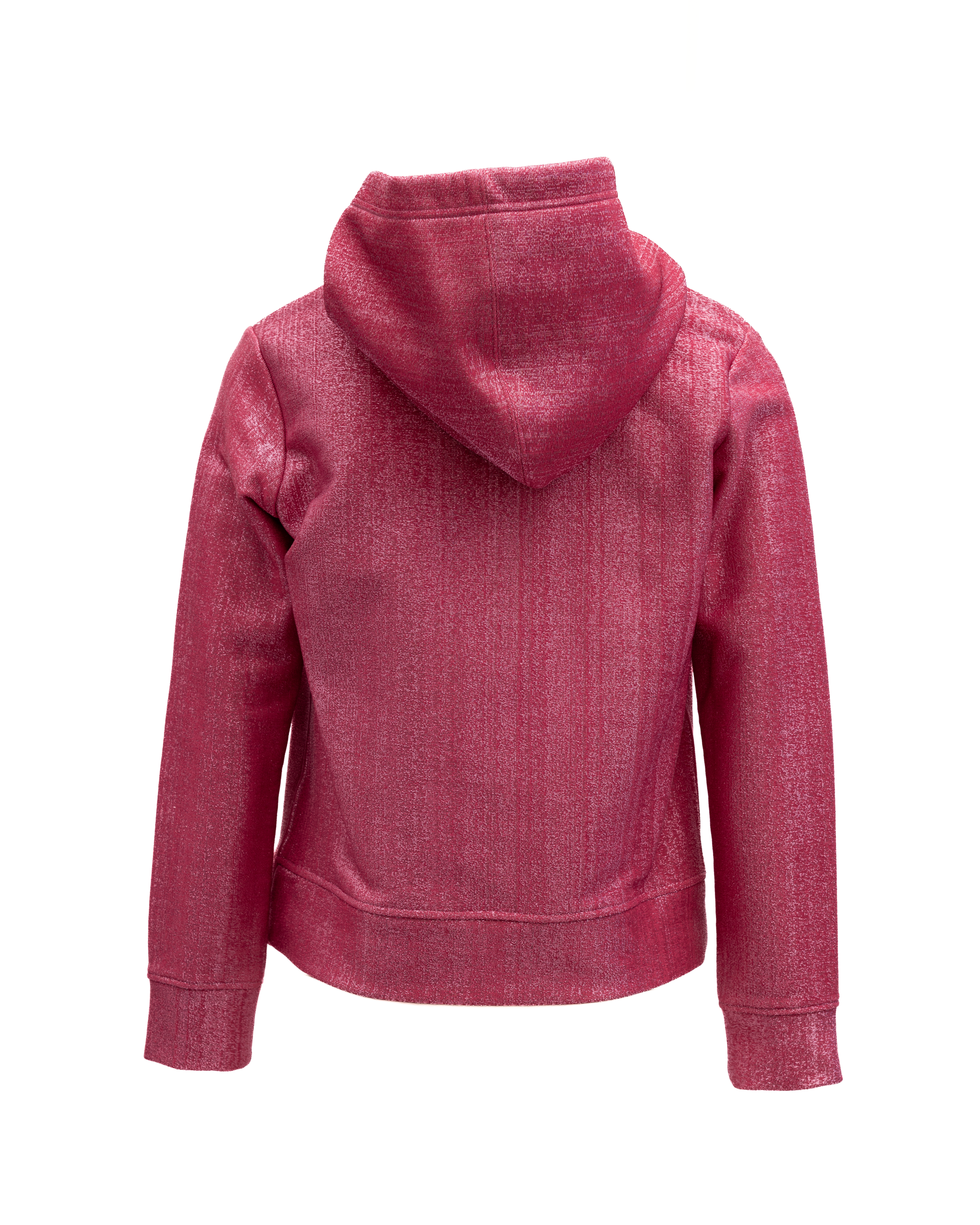Pullover-Hoodie in schimmerndem Pink
