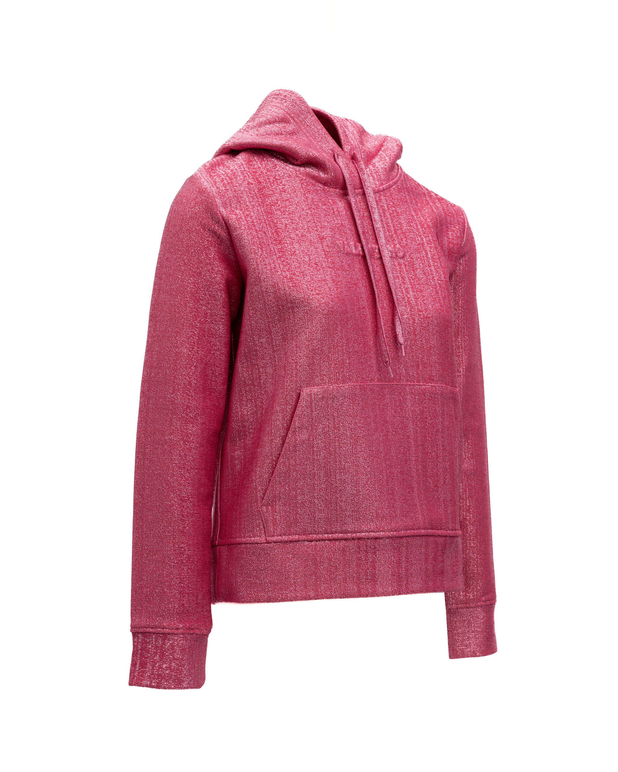 Pullover-Hoodie in schimmerndem Pink