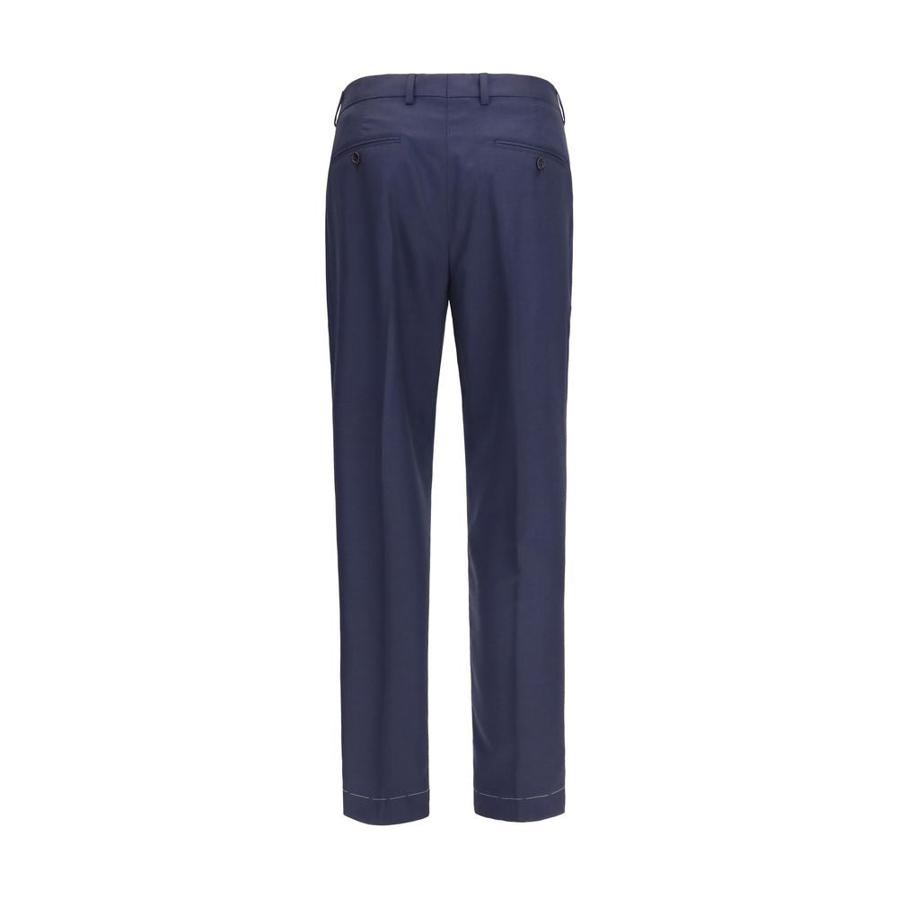 Blaue Hose aus Wolle Oves Aries