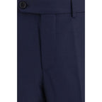 Blaue Hose aus Wolle Oves Aries