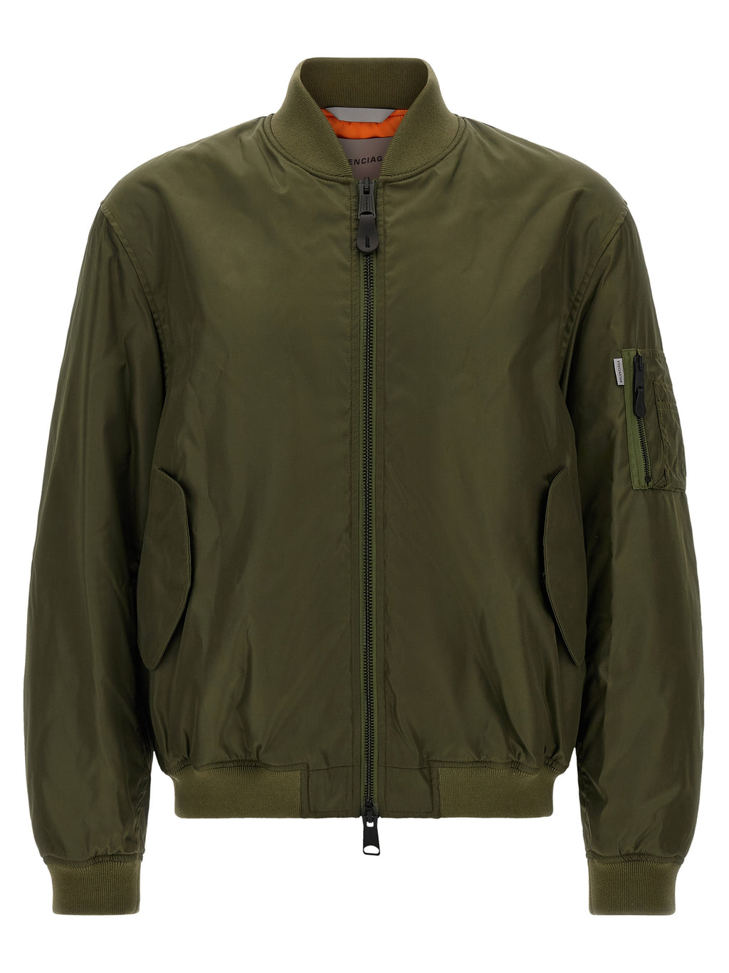 Zweifarbige Polyamid-Bomberjacke