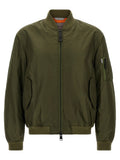 Zweifarbige Polyamid-Bomberjacke