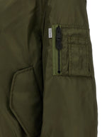 Zweifarbige Polyamid-Bomberjacke
