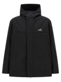 Schwarzer Parka aus Polyester