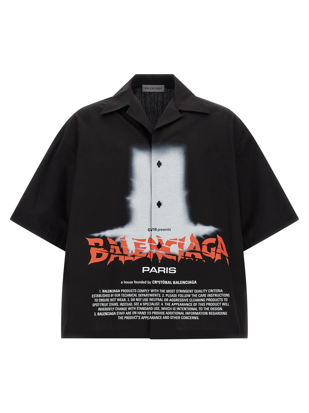 Schwarze Baumwollbluse