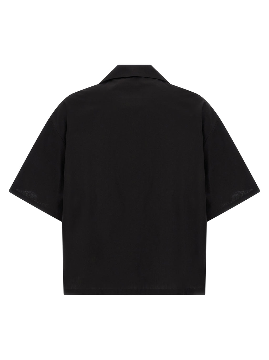 Schwarze Baumwollbluse